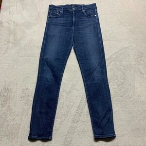Citizens of Humanity Denim Jeans Rocket Crop High Rise Skinny Women's 28 x 25.5
